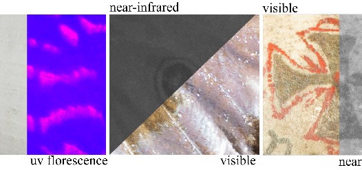 Non-Photorealistic Rendering of Layered Materials: A Multispectral Approach